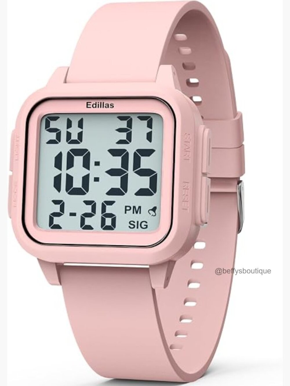 Large Face Digital Sport Watch 5ATM Waterproof Alarm Stopwatch Military